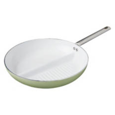 Ceramic Divided Pan, Green