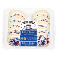 Patriotic  Frosted Sugar Cookies, 10 count