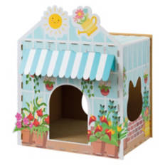 Spring Cat Scratch House - Happy Sun