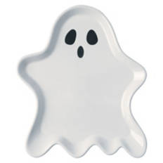 Ghost Shaped Halloween Plate, each