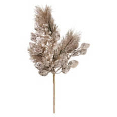 22" Long Holiday Faux Floral Stems - Champagne Sparkle
