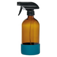 Amber Cleaning Glass Spray Bottle, Green