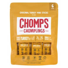Original Turkey Chomplings Mini Sticks, 6 count