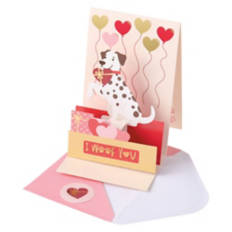Pop Up Valentine's Day Card - I Woof You