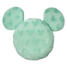 16" X 16" Mickey Shaped Pillow, Green