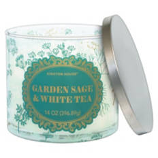3 Wick Candle - Garden Sage & White Tea, 14 oz