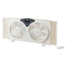 Twin Window Fan with Remote Control