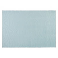 Soft Touch High-Low Faux Fur Rug - Blue Waves