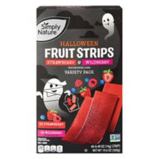 Variety Pack Halloween Fruit Strips, 40 count