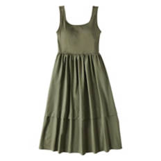 Ladies Hybrid Dress - Green, M