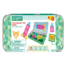 36 Pieces Travel Magnetic Tiles - Classic