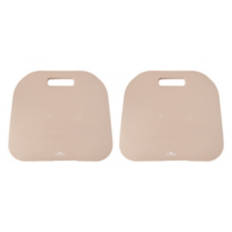 2 Pack Foam Seat Cushion, Beige