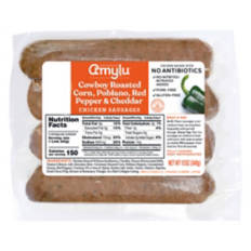Cowboy  Roasted Corn, Poblano, Red Pepper, & Cheddar Chicken Sausage, 12 oz
