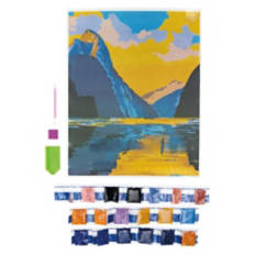 Gem-By-Number Kit - Lake Sunset