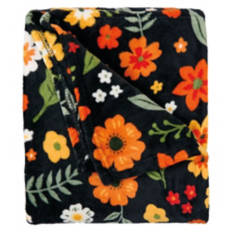 50" x 60" Super Soft & Cozy Throw Blanket - Floral