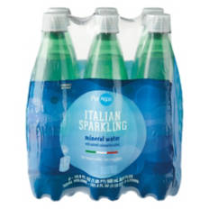 Italian Sparkling  Mineral Water - 6 pack, 16.9 fl oz Bottles