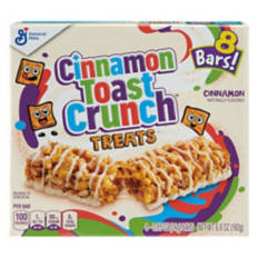 Cinnamon Flavored Toast Crunch Treat Bars, 8 count