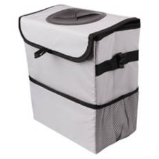 Car Organizer - Trash Can, Gray