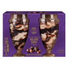 Chocolate Hazelnut Italian Gelato Cups, 12.17 fl oz