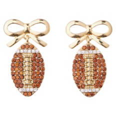 Ladies Game Day Accessories - Football Earrings