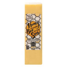 Honey I'd Rather Bee at the Sea Sea Salt Honey Cheddar Cheese, 4 oz
