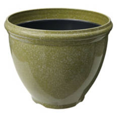20" Light Weight Planter, Green