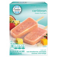 Caribbean Frozen Fruit Bars, 4 count