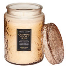 Luxe Vintage Scented Candle - Cashmere Coconut Bliss, 18 oz