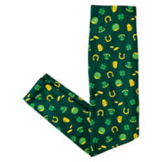 Ladies St. Patrick's Day Soft Legging - Evergreen, L