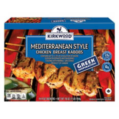 Mediterranean  Style Chicken Breast Kabobs, 4 count
