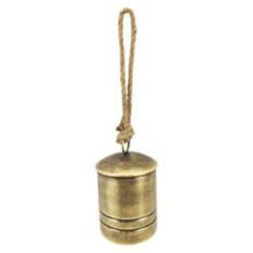 Large Bronze Bell with Jute Loop