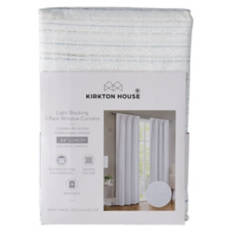 2 Pack Light Blocking Window Curtains - White Grasscloth