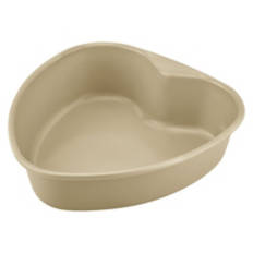 Mini Aluminized Steel Bakeware - Heart Shaped Pan, Gold