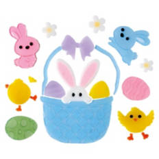 Easter Gel Clings - Bunny Basket