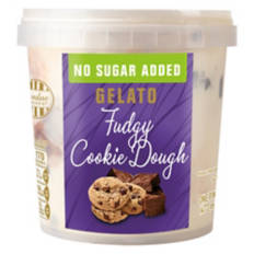 Sugar Free Fudgy Cookie Dough Gelato, 16 fl oz