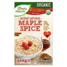 Organic Maple Spice Instant Oatmeal Packets, 8 count