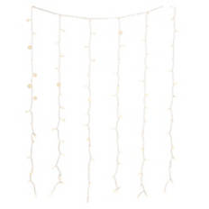 3.5' x 5' LED Curtain Lights - Warm  White