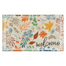 18" x 30" Deluxe Harvest Doormat - Welcome Leaves