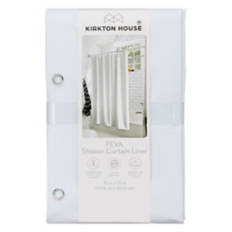 70" x 72" PEVA Shower Curtain Liner, Frosted
