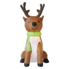 4 Foot Tall Christmas Inflatable - Reindeer