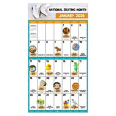 Year 2026 Premium Wall Calendar - A Holiday Every Day