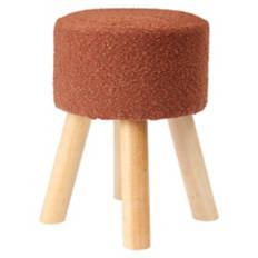 Indoor Decorative Ottoman, Orange