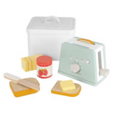 Kids Wooden Kitchen Play Set - Toaster