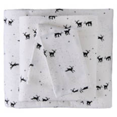 Full Size Flannel Sheet Set - Deer