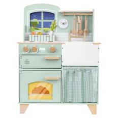 Kids Wooden Country Kitchen Play Set