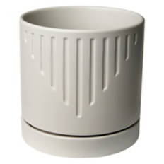 Decorative Ceramic Planter, Grey