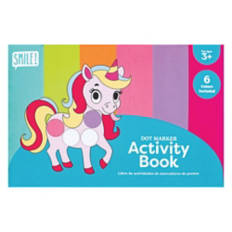 6 Color Dot Markers Activity Book - Candy Dreams