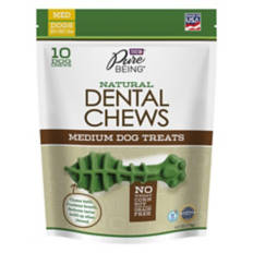 Premium Molded Dental Chews for Dogs, M