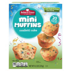 Confetti Cake Mini Muffins, 5 Packs