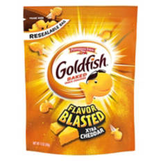 Extra Cheddar Goldfish Crackers, 12 oz
